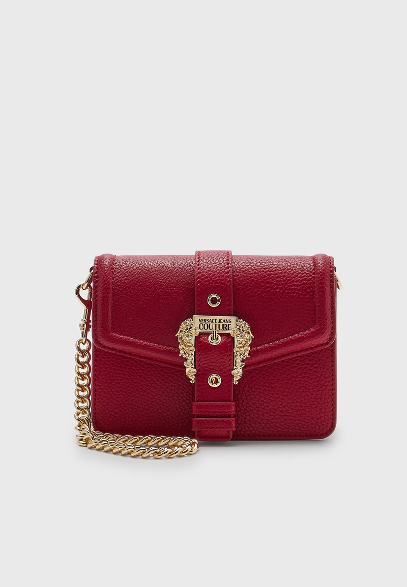 Versace Jeans Couture GRANA BUCKLE CROSSBODY Umhängetasche blood