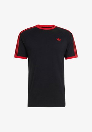 adidas Originals, 3S TEE - T-shirt imprimé - black vivid red