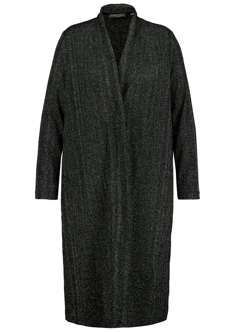 Damen Strickjacken | Ulla Popken Strickjacke zwart/schwarz - VM65651 Damen Strickjacken | Ulla Popken Strickjacke zwart/schwarz - VM65651