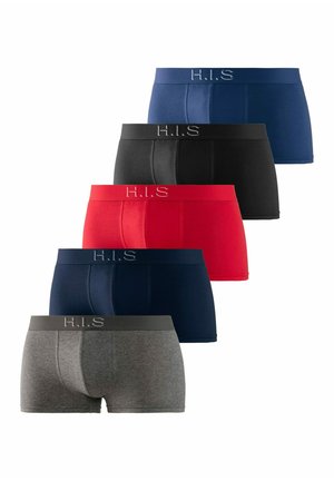 HIPSTER 5 PACK - Boxer Briefs - grau / meliert / schwarz /  navy / rot / blau