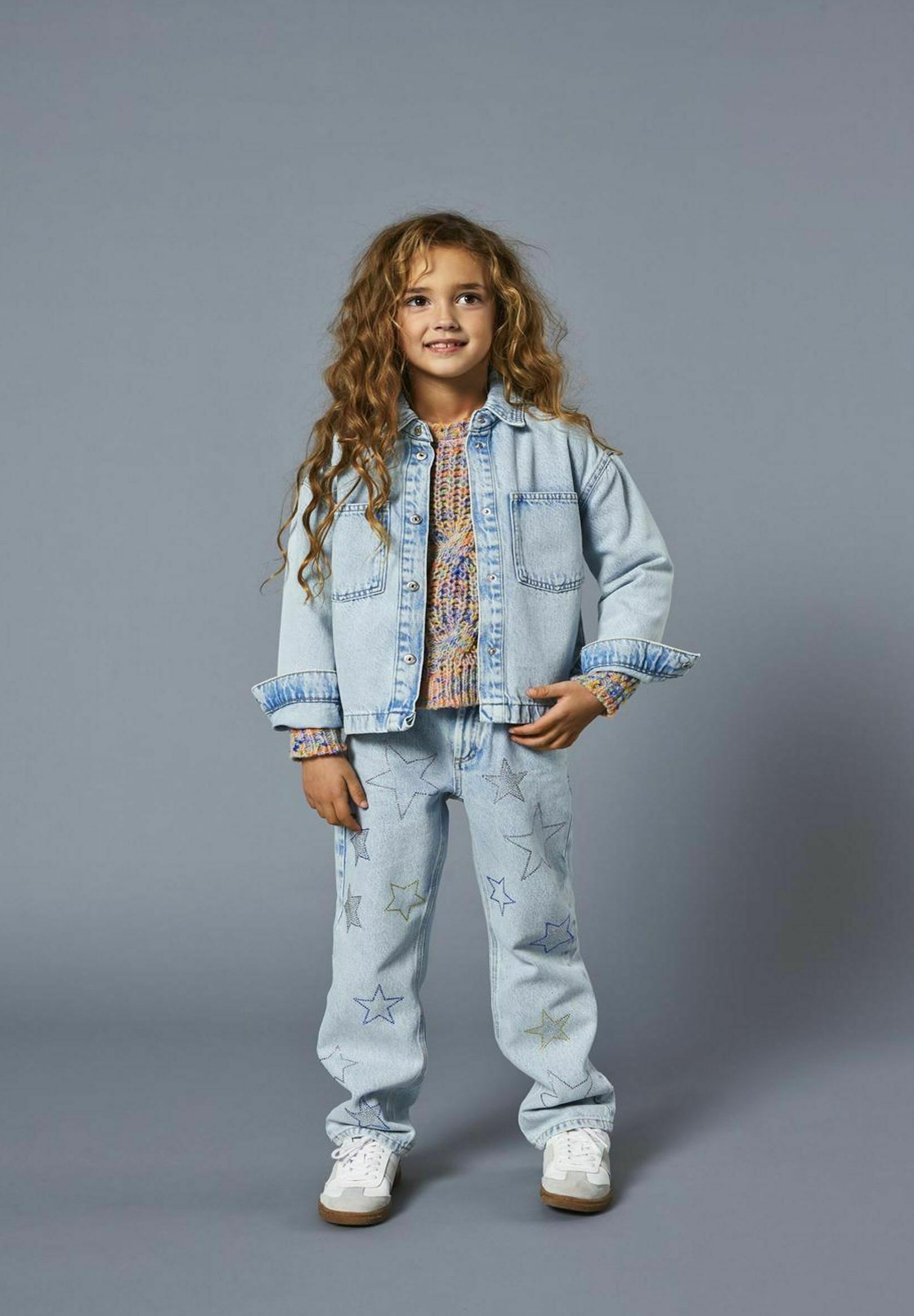 Jeans Fly Girl Pantaloni ONLY GIRLS FLY-AWAY KRAGEN ÄRMELBÜNDCHEN