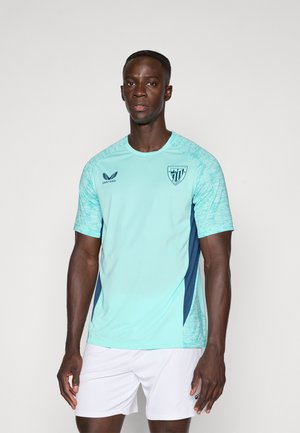ATHLETIC CLUB PERFORMANCE SHORT SLEEVE TEE - Vereinsmannschaften - aruba blue/moonlit ocean