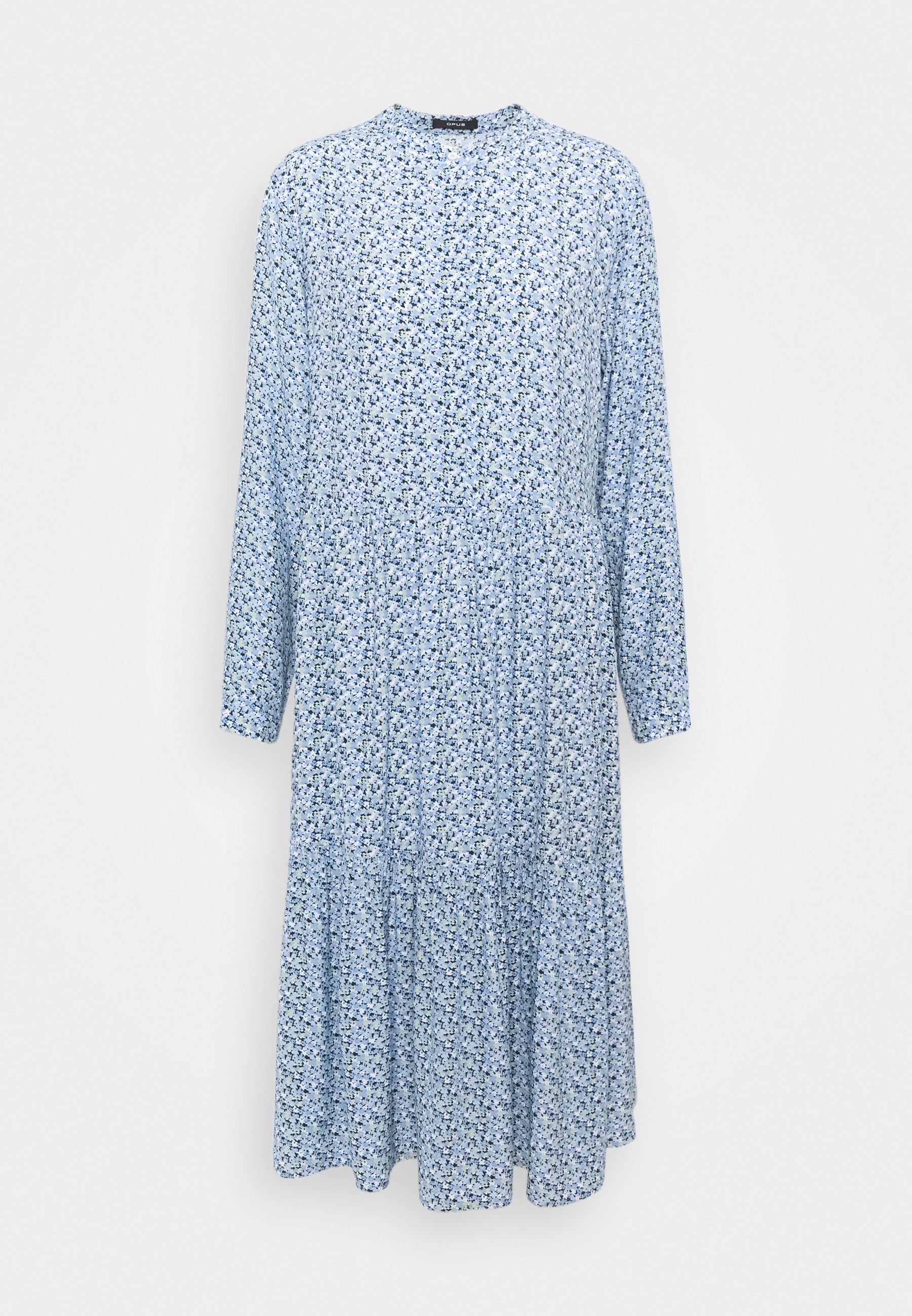 Opus Werani Bloom Blusenkleid Blue Mood Hellblau Zalando De 