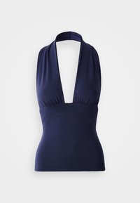 DEEP HALTERNECK  - Topper - dark blue