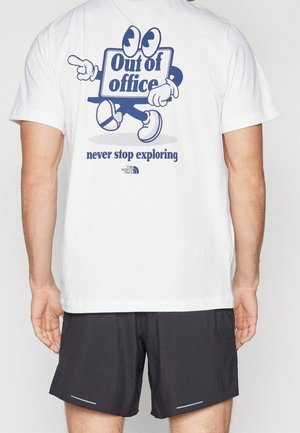 T-shirt print - white