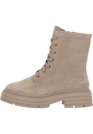 Lace-up ankle boots - smoke