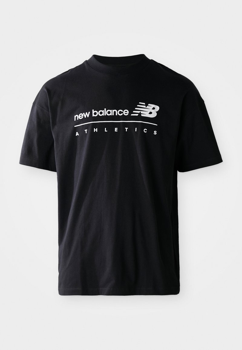 New Balance T-shirt print zwart