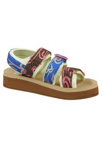 Scotch & Soda LYDIA - Plateausandalette - palm print multi