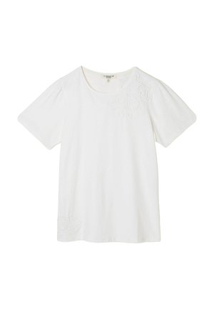 REGULAR FIT APPLIQUE - T-Shirt basic - white