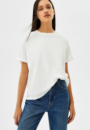 REGULAR FIT SHORT SLEEVE - T-shirt basic - white