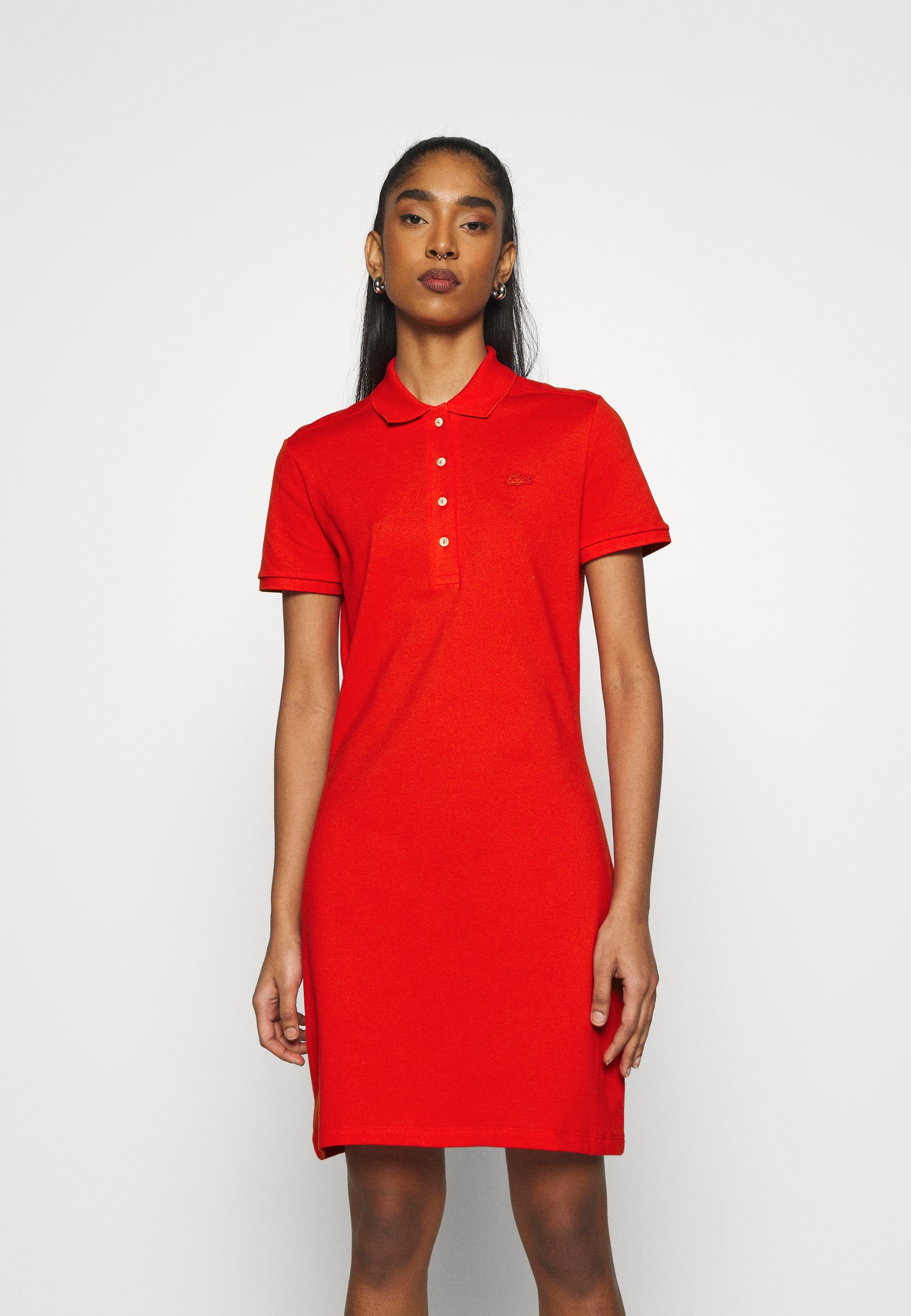Lacoste MINI EXTENSIBLE - Vestido informal - groseillier/rojo - Zalando.es
