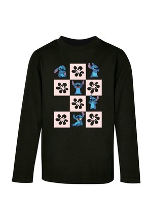LILO AND STITCH - CHECKER - Long sleeved top - black