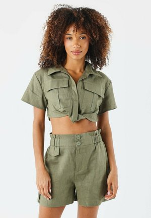 COASTAL - Button-down blouse - olive foncé