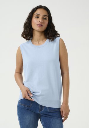 Kaffe Top - soft chambray