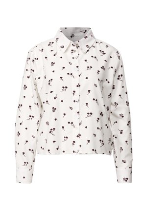 Street One, LANGARM HEMDBLUSE MIT ZIERKNOPF - Chemisier - pure beige