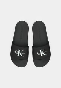 Calvin Klein Jeans SLIDE MONOGRAM - Platt slip-in - triple black