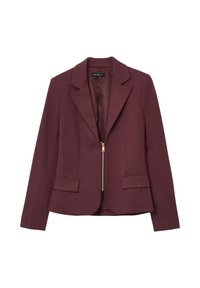 CON CERNIERA - Blazer - bordeaux
