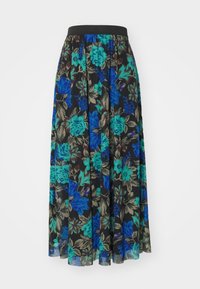 VISANJA  - Suknja A kroja - black/blue