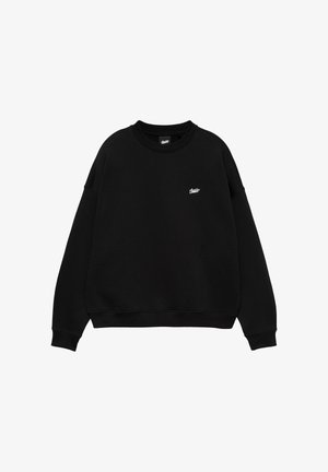 PULL&BEAR, STWD BOXY - SWEATSHIRT - Sweatshirt - black