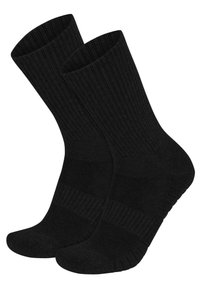 Normani 4 PACK MIT POLSTERSOHLE UND KOMFORTBUND - Socken - schwarz
