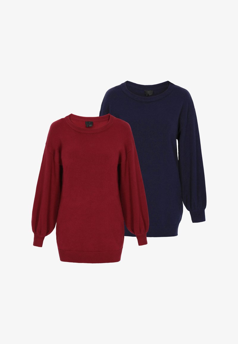 Packing Switching Mo 2 PACK - Striktrøje - burgundy navy/mørkerød - Zalando.dk