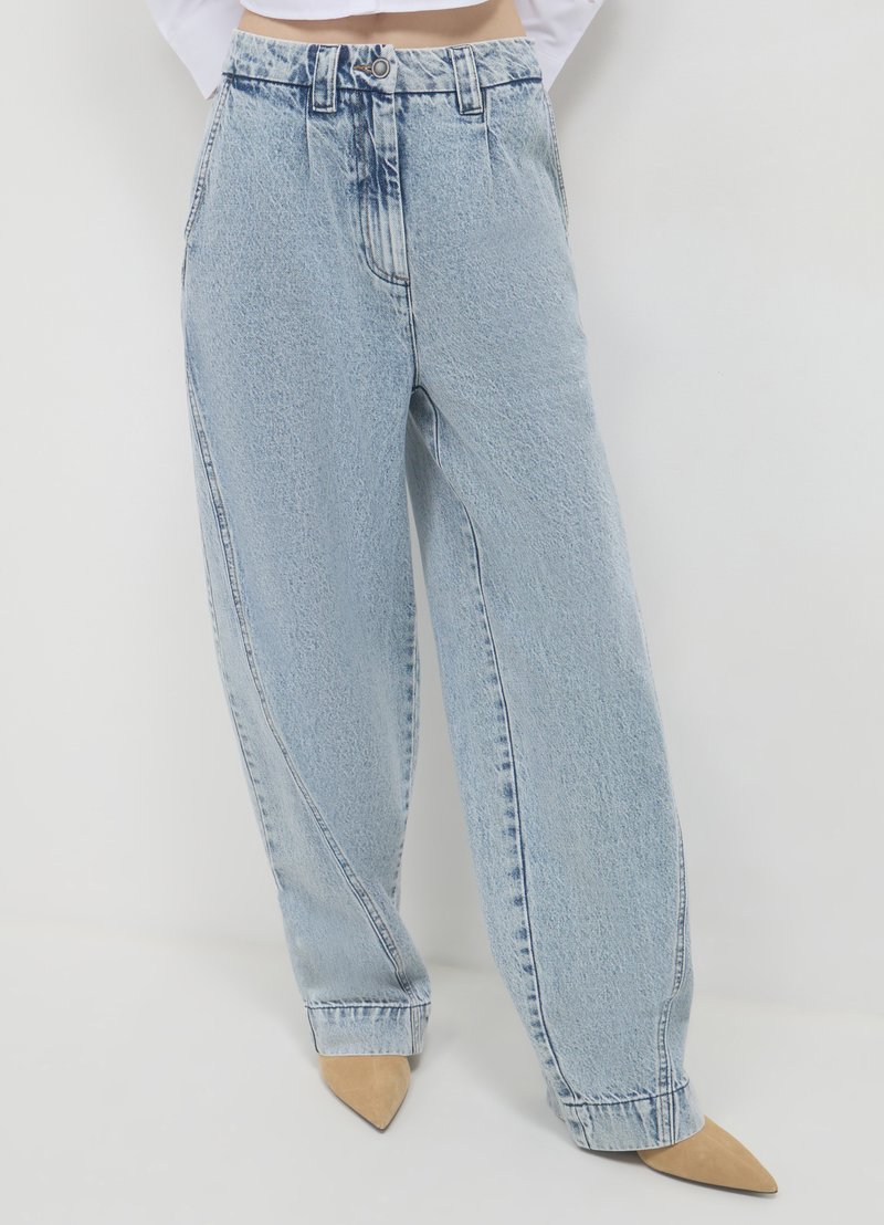 Calliope BALLOON - Jean boyfriend - blu denim chiaro