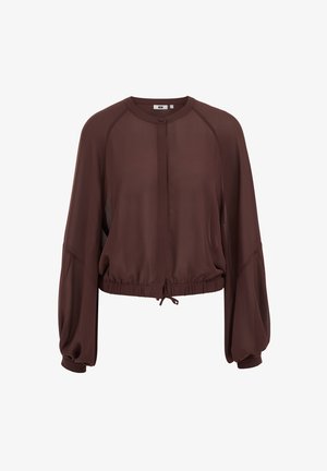 WE Fashion, Blouse - dark brown