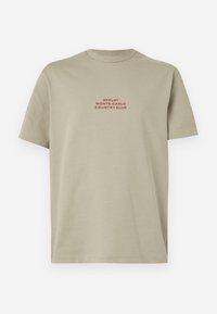 MONTE CARLO TENNIS CLUB - T-Shirt print - khaki