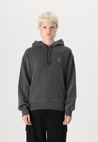 Carhartt WIP HOODED NELSON - Sweatshirt - graphite