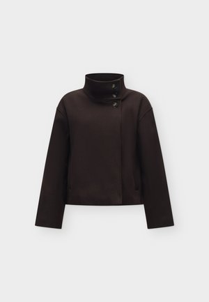 Pieces, PCAGNES - Manteau classique - ganache