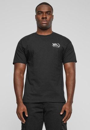 Print T-shirt - black