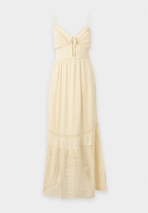 Hollister Co., BARE INSET MAXI DRESS - Μάξι φόρεμα - yellow