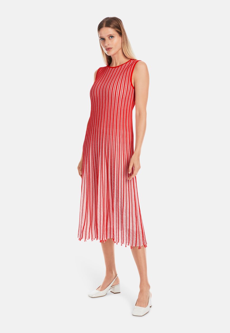 Marc Cain Strickkleid - flame red