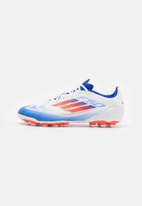 F50 LEAGUE 2G/3G AG - Zapatillas fútbol para césped artificial - footwear white/solar red/lucid blue