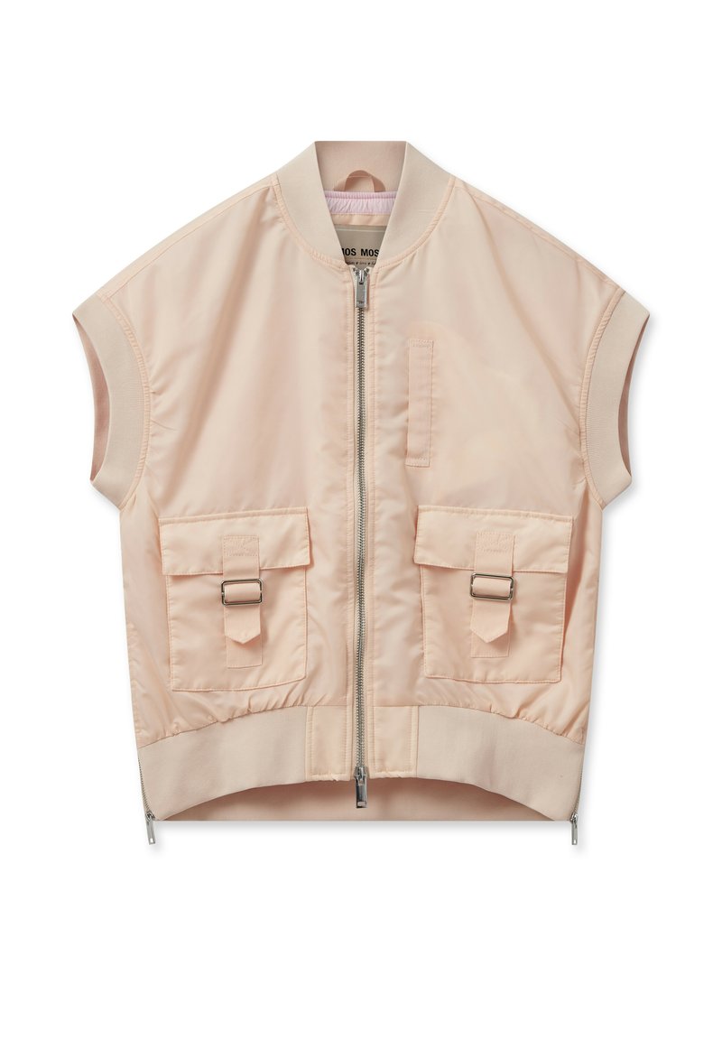 MOS MOSH Bodywarmer donkerroze MOS MOSH Bodywarmer donkerroze