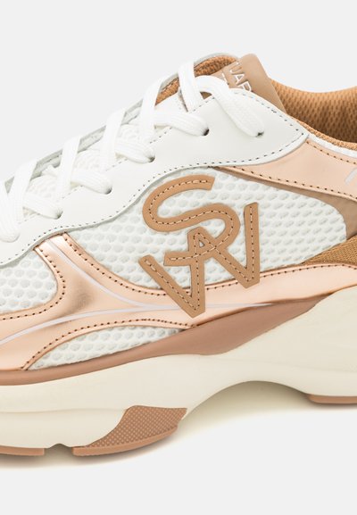 Stuart Weitzman TRAINER - Zapatillas - white/tobacco