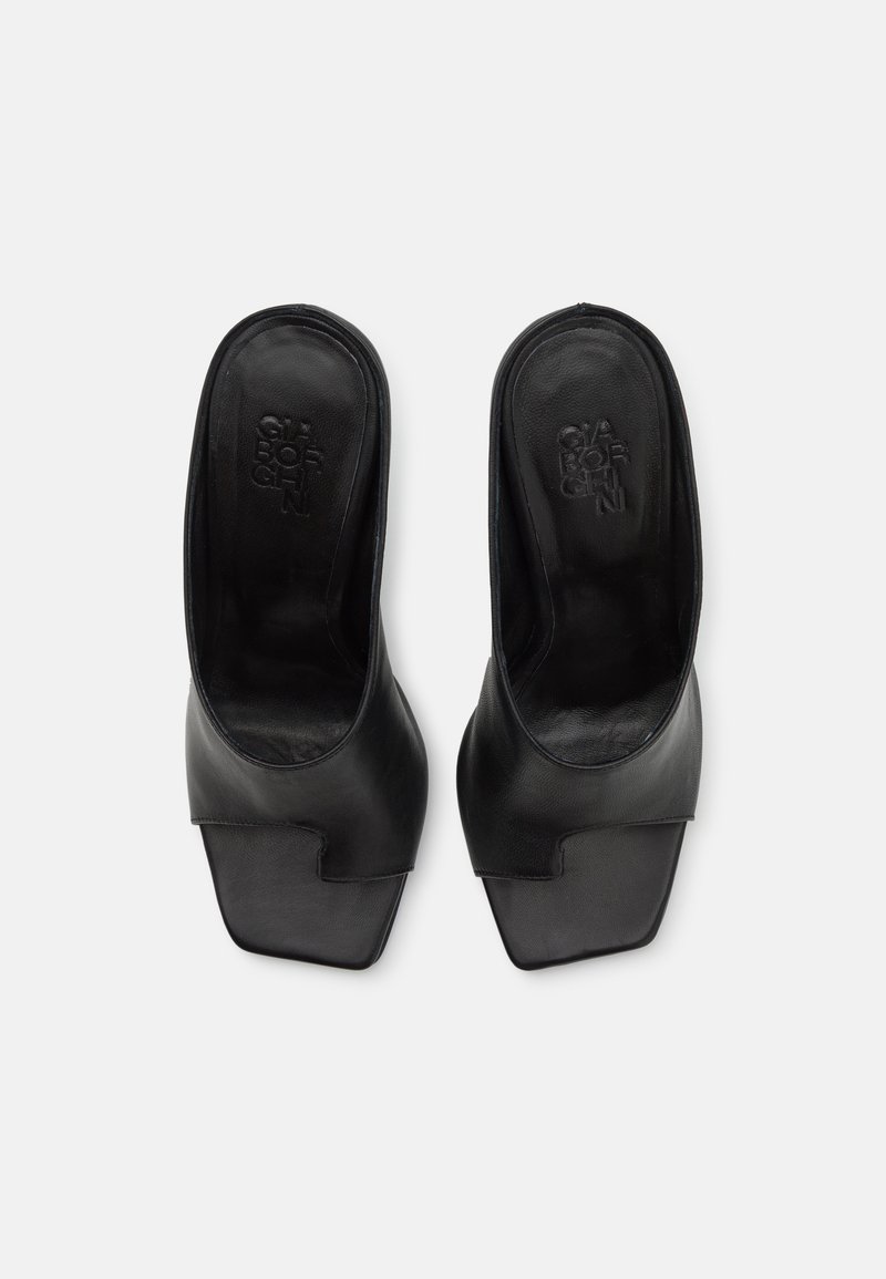 GIABORGHINI KEIRA - Sandales tongs - black