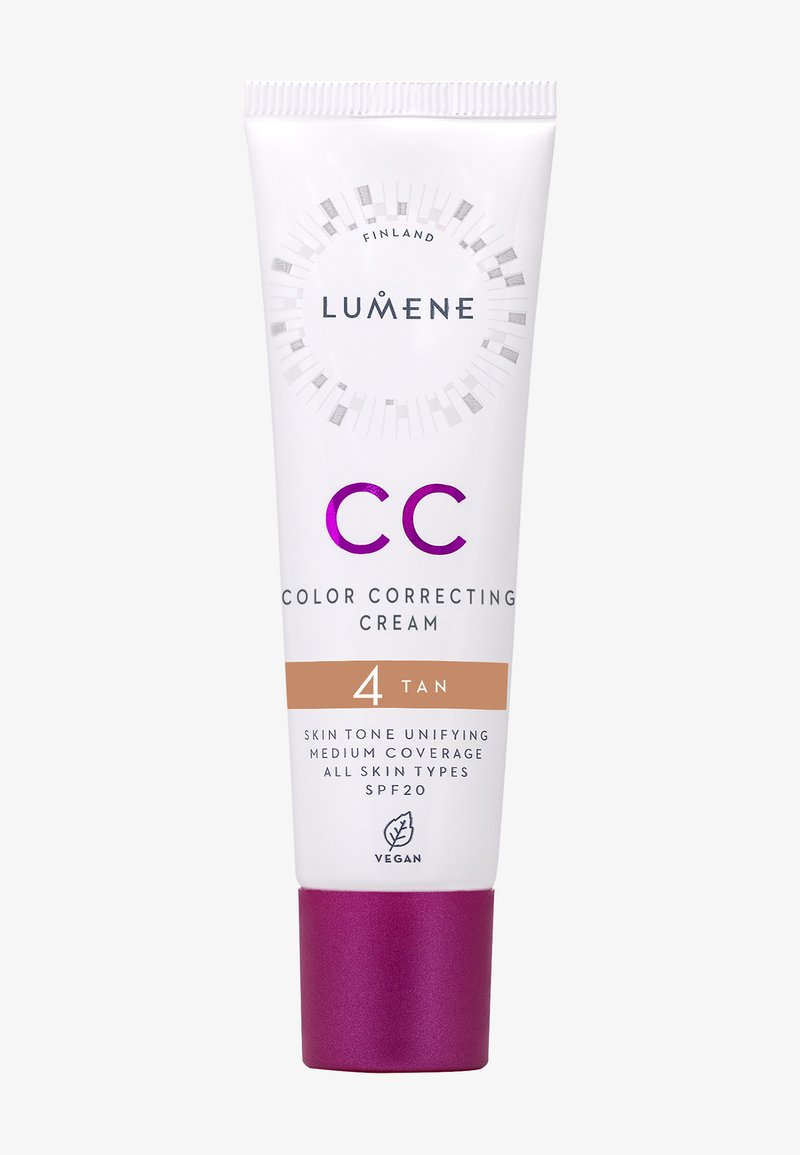 Lumene - LUMENE CC COLOR CORRECTING CREAM MEDIUM 30ML - Meikkivoide - tan, Suurenna