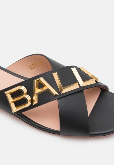 Bally LARISE FLAT - Papucsszandálok - black