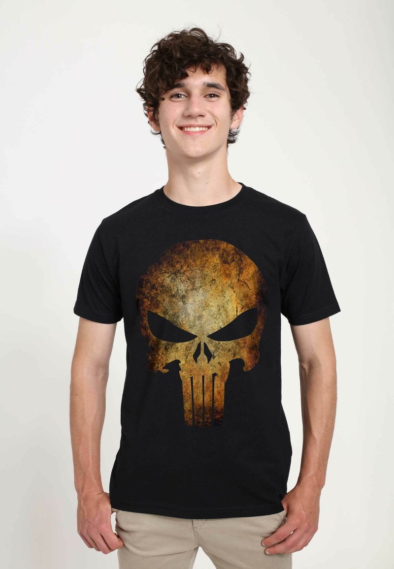 Henry Tiger MARVEL UNISEX PUNISHER REAL SKULL czarny