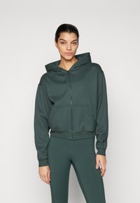Fabletics COZY FULL ZIP HOODIE - Felpa con zip - everpine