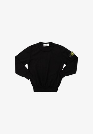 Stone Island, PULLOVER BASIC BADGE SX - Sweatshirt - nero