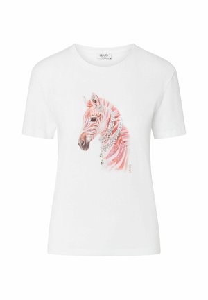 LIU JO, LIU JO PRINTED T-SHIRT - T-shirt imprimé - white