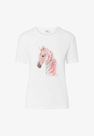 LIU JO, LIU JO PRINTED T-SHIRT - T-shirt imprimé - white