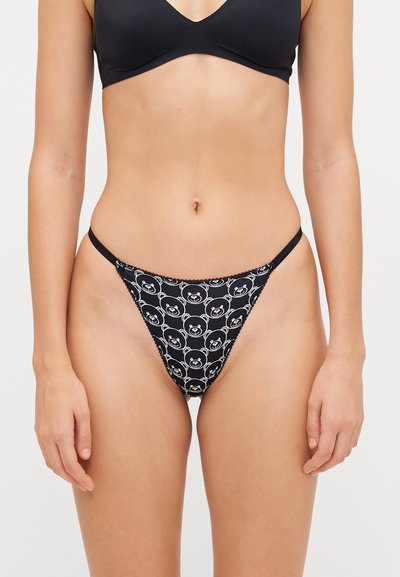 Moschino Underwear PERIZOMA 3 PACK - Tanga - black fantasy