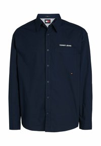 Tommy Jeans SOLID CLASSICS  - Camicia - dark night navy