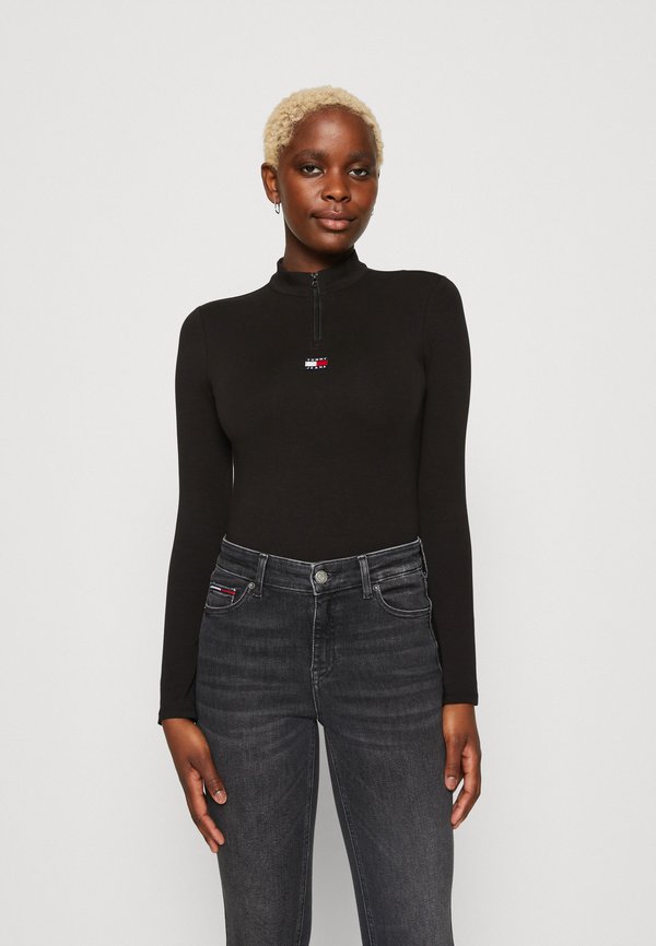 TJW XS BADGE 1/4 ZIP MOCKNECK  - Long sleeved top