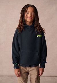 Superdry & Co REGULAR FIT - Kapucnis pulóver - navy