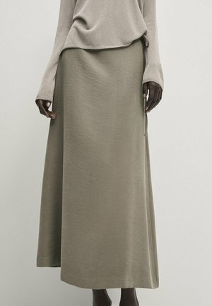 Massimo Dutti, Jupe longue - mottled grey