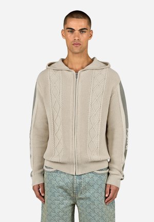 CHEB - Mikina so zipsom - cozy beige